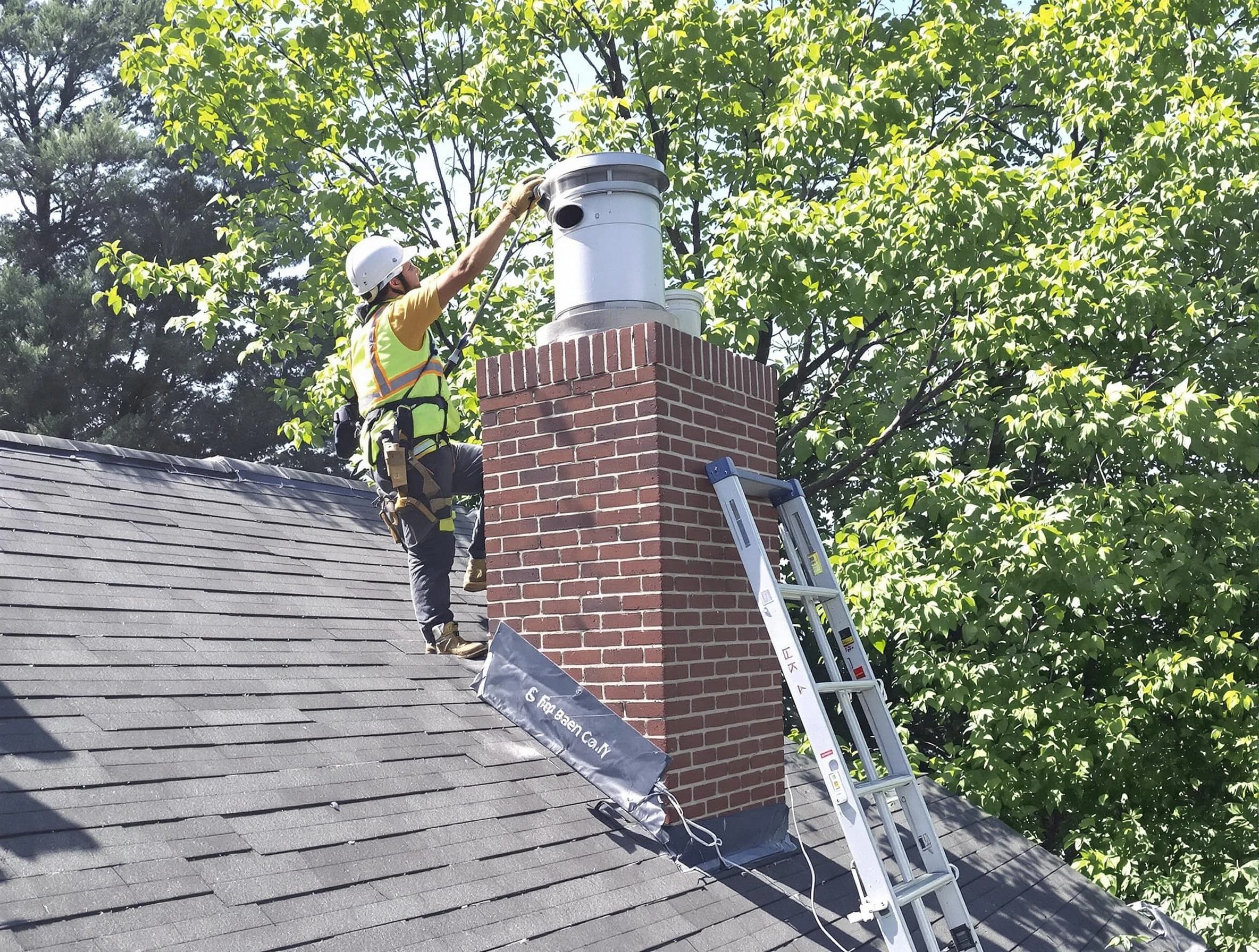 Chimney liner inspection by Alpine Chimney Sweep in Alpine, UT