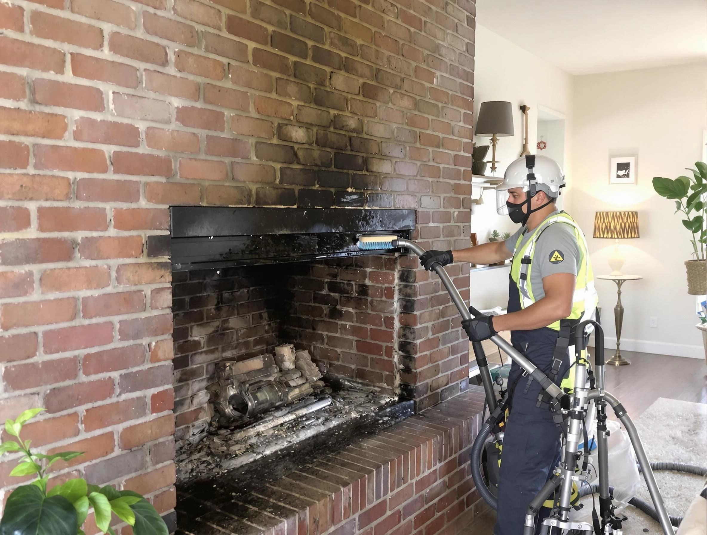 Alpine Chimney Sweep providing fireplace cleaning services in Alpine, UT