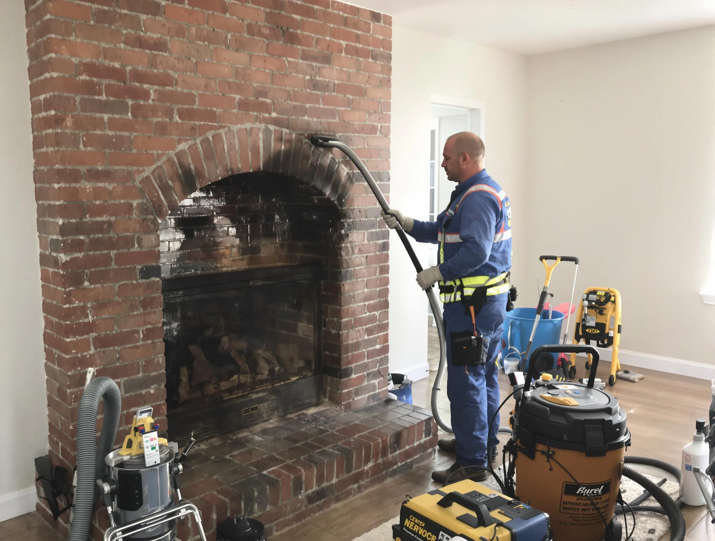 Alpine Chimney Sweep expert performing detailed chimney sweep in Alpine, UT