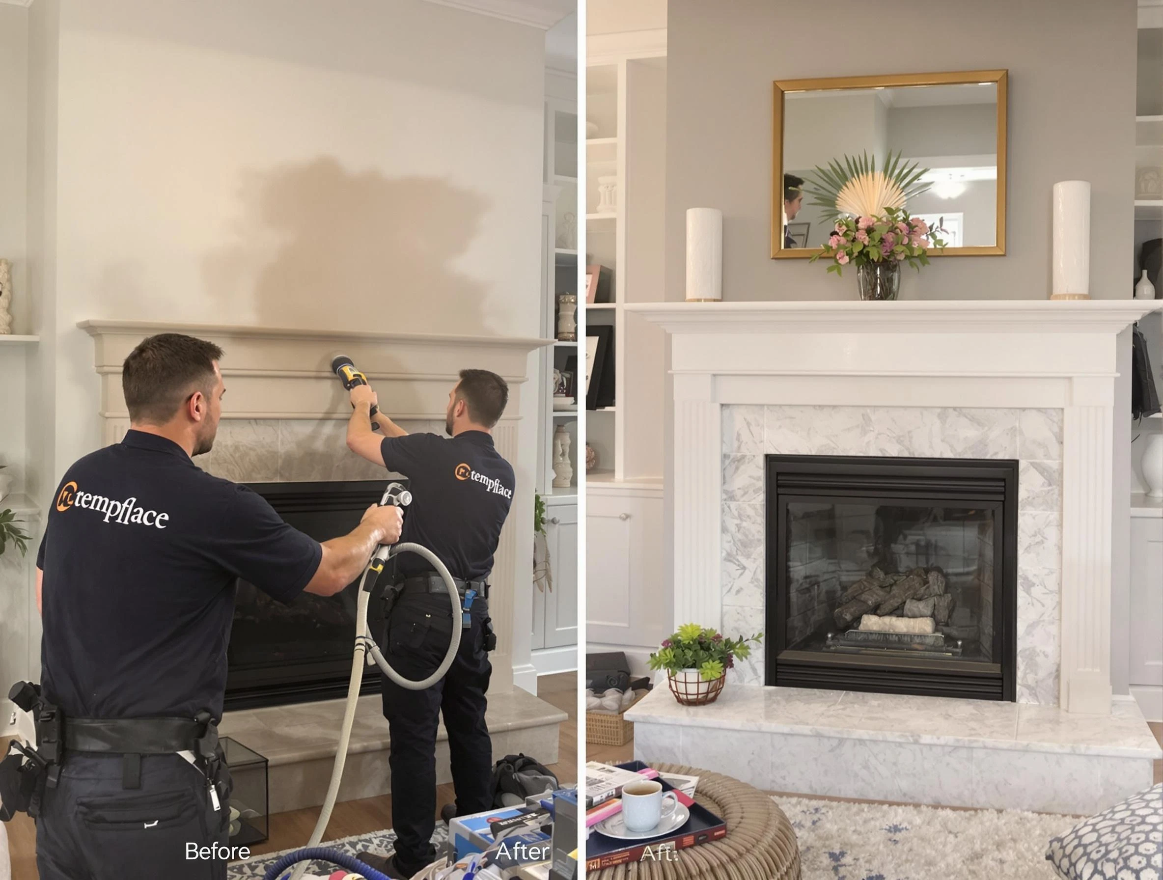 Professional soot removal by Alpine Chimney Sweep team in Alpine, UT